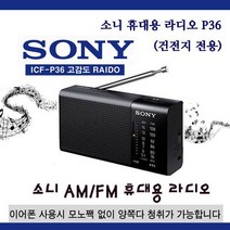 소니 아날로그 라디오 ICF-P36