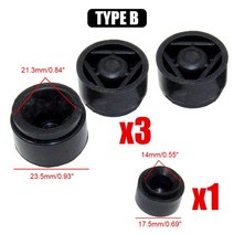 자동차부품 4Pcs 엔진 커버 그로멧 고무 버퍼 범퍼 마운팅 스톱 Jounce Bush For Audi VW 골프 시트 Skoda, 02 B TYPE, 02 B TYPE