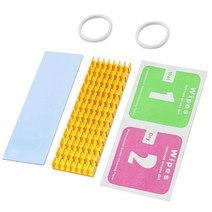 알루미늄 냉각 방열판 열 패드 방열기 두께 3mm 6mm M.2 NGFF SATA PCIE NVME m2 SSD, TypeB 6mm GoLden