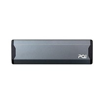 PQI 512GB 외부 M.2 SSD 3D 낸드 플래시 Gen2 PCle NVMe 2280 USB C 3.2 강력한 성능 울트라 슬림 윈도우/맥/노트북/PC 1 000MB/s 읽기