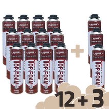 탑프라 탑폼 우레탄폼 PU60 750ml [건타입] 12+3개