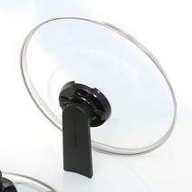 [국산] 에브리 특허받은 반압력 4T 강화 유리뚜껑 / 냄비 프라이팬 스팀조절, 세움형, 32 cm