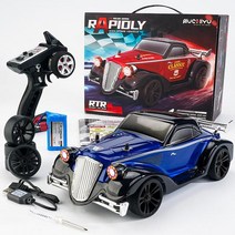 JJRC Q117 F 116 24g 사륜 구동 고속 RC 드리프트 자동차 원격 제어 자동차 클래식 레이싱 차량 용 선물, Blue B