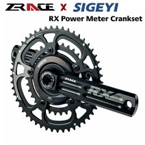 자전거크랭크암 체인링크 크로더체인링 zrace x sigeyi rx 파워 미터 크랭크셋 2 x 10 11 12단 체인셋 파워 크랭크 더빙 바텀 브래킷 bb29, 170mm, 50-34t, pf30