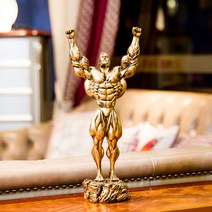 보디빌딩 피트니스 우승 피규어감사패 상패 헬스트로피 실버 상폐 트로피, 6