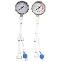 수돗물 압력 게이지 수압 감지 테스터기 워터 파워, 1.6Mpa4 포인트 내부 외부 스레드 설치