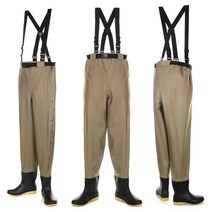 [고급 허리 웨이더] 210D 허리 장화 해루질 가슴장화 허벅지 wader, M(260)