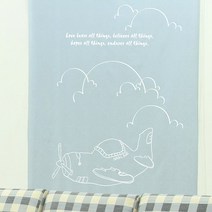 감성레터링스티커 자취방꾸미기 벽포인트 대학생방인테리어 S441 플라이투유 (비행기) (완제품A), 초코렛