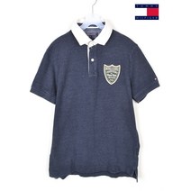 빈티지/ 토미힐피거 슬림핏 반팔 카라티/남성M/3801a1