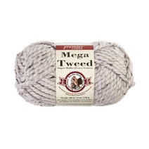 프리미어얀스 메가 트위드 뜨개실, 68m, Pink Rose