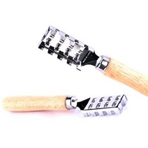 생선비늘제거기 원목손잡이 비늘치기 비늘칼 스텐