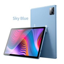 가성비 태블릿 BDF 프로 Pc 10.1 인치 8GB 128GB 안드로이드 11 옥타 코어 3G 4GLTE 인터넷 와이파이 블루투스 글로벌 버전, Add cover case, Sky blue_CHINA