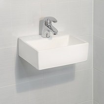 라비앙 A-7 인테리어 미니 세면기/ 수전 팝업트랩 별도구매 (클릭하여 선택), 인테리어미니세면기+매립고급수전+일반멍팝업+i트랩