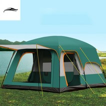 리빙쉘텐트 전실텐트 거실형 돔쉘터, 8-12인용, 블루