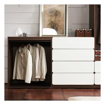 아르스노바 시스템 드레스룸(1단행거+4단서랍장), 1단행거+4단서랍장