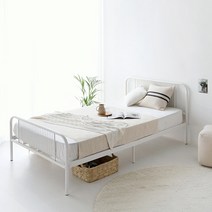 마켓비 GALDA 철제 침대 슈퍼싱글사이즈 SS 120x200, 에그화이트 5815.1913