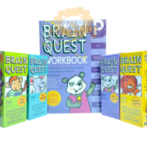 Brain Quest 브레인 퀘스트 단어카드 4종 세트 Brain Quest WorkBook 브레인 퀘스트 워크북 3권세트 음원제공