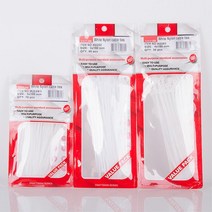 판매김치 완구류 포장용 케이블 타이 전선 컴퓨터선, 3X150mm(60pcs)백색