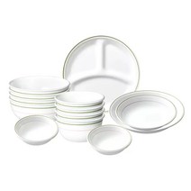 코렐 더블링 그린 디너웨어 세트 16P