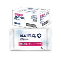 크리넥스 안심 물티슈 휴대형, 2매, 80팩