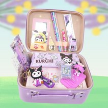 쿠로미 꾸러미 선물세트 학용품 유치원 동생 여자아이 선물, 종이포장+리본