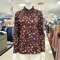 올퐁유 NC13 여성 에리 셔링 반집업 티셔츠 AWTHJ7112 415