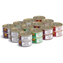 Weruva 치킨 프리 Just 4 Me 버라이어티 팩 그레인 프리 강아지 통조림, 5.5-oz case of 24