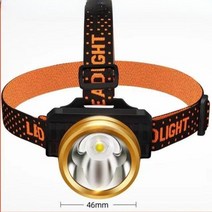 헤드랜턴 충전식 후레쉬 등산 낚시 해루질 캠핑 랜턴, 9900W 6시간 리튬배터리