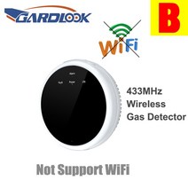 가스 탐지기 누출 경보기 산소 이산화탄소 측정기 복합 GARDLOOK WiFi LPG 가스 누출 천연 가연성 감지기, 푸른