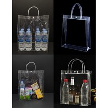 젤리 쇼핑백 투명에코백 PVC비닐백 컬러 선물 포장지