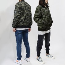데님투나잇 남자 여자 간절기 경량 항공점퍼 얇은잠바 봄점퍼 가을잠바