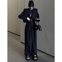 여성셋업 스커트 투피스 빅사이즈 여자 정장 봄
