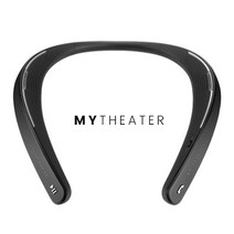 [한정수량]My Theater 웨어러블 넥밴드 블루투스 스피커 EM-W100 블랙 화이트 1+1, 화이트2