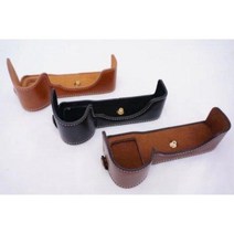 적용하다SonyA7m3 카메라 가방 가죽 커버 하프 커버 A7RIII A7R3 A73 A9 베이스 나사 적용, 라이트 브라운
