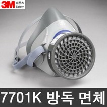 OP 3M 7701K/2K (7700시리즈) 방독면체 필터교환식, 7702[중]