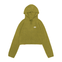 OIOI 오아이오아이 결제 5일 이내 출고 CROP HOODIE_khaki