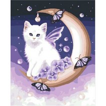 세진 NEW 보석십자수 제품 72가지 신제품 새로운 취미생활 보석 십자수 보석십자수, 34x44 팝 스타일 고양이02