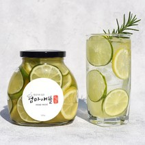 엄마애뜰 수제청 라임청 에이드 라임레몬청 수제 과일청 500g 답례품 선물 과육60%