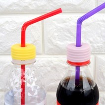 실리콘 빨대 뚜껑 페트병 마개 물병 캡 2p 살균 세척 가능 유아 아동 어린이 소풍 나들이 차량 이동 운전중 음료수 스트로우 꽂이 빨대구멍 패트 병마개 생수 음료수 병