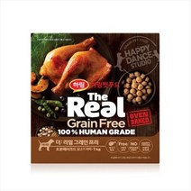 하림펫푸드 퍼피용 더리얼 그레인프리 오븐베이크드 닭고기 건식사료, 닭, 1kg, 1개