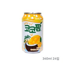 상세설명참조 해태 코코팜 망고코넛 340ml x 24입 뚱캔, 단품, 단품