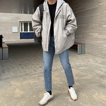 너츠 오버핏 숏 야상