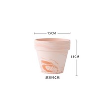 그로브팟 공장 직판 마끼아또 백도토 화분 통기소바 다육녹식 홍도분 대구경, 홍도, 마끼아또 15.5*13 (3가지 혜택)
