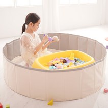 라호 [라호] 접이식 놀이매트 크림베이지 / 볼풀장 촉감놀이매트 대(L), 선택완료