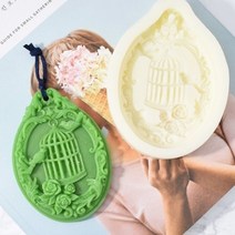 [캔들이케아] 새장 왁스타블렛 수제몰드 / 석고방향제재료