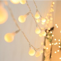 코메샵 알전구 앵두 LED 조명 3m