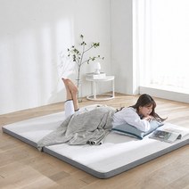 폼폼팩토리 국내제조 포근 탄탄한 사계절 돌침대용 보료 바닥매트 요 푹슬립 토퍼