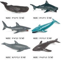 Oenux미니어처 쥬라기 공룡 Sealife 농장 곤충 꽃 동물 모델 세트 우주 행성 액션 피규어 교육 아이 장난감, 10 6pcs