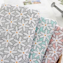 더 부드러운 면리플천 데이지꽃 4color 꽃무늬 대폭135cm, 핑크