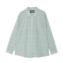 잠뱅이 여성) 아사 체크 셔츠 (오버핏)_AM2WWH452-MT
